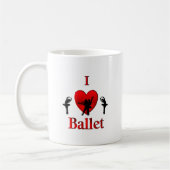 Ich höre Ballet Kaffeetasse (Links)