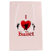 Ich höre Ballet Mittlere Geschenktüte (Vorderseite)