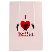 Ich höre Ballet Mittlere Geschenktüte (Rückseite)