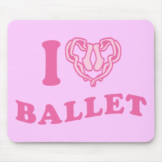 Ich höre Ballet Mousepad (Vorne)