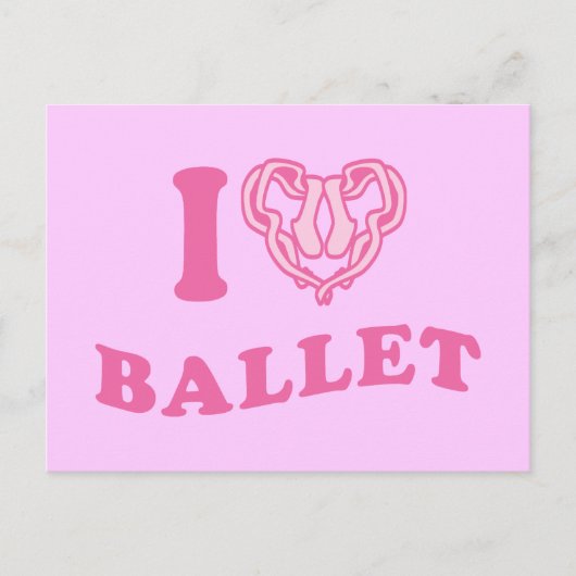 Ich höre Ballet Postkarte (Vorderseite)