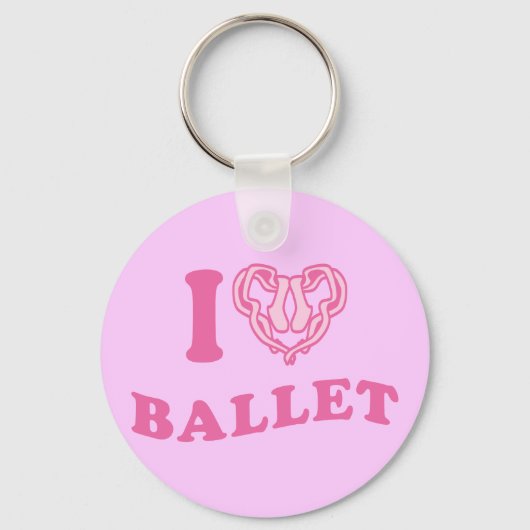 Ich höre Ballet Schlüsselanhänger (Vorderseite)