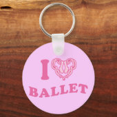 Ich höre Ballet Schlüsselanhänger (Vorderseite)