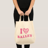 Ich höre Ballet Tragetasche (Vorderseite (Produkt))