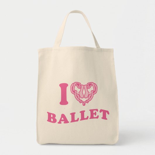 Ich höre Ballet Tragetasche (Vorne)