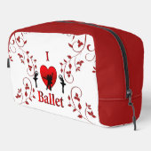 Ich höre Ballet Waschbeutel (Rechte Ecke)