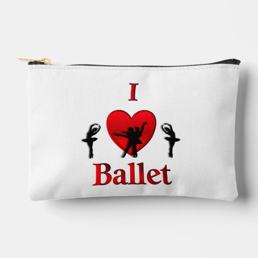 Ich höre Ballet Zubehörtasche (Vorderseite)