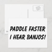 ICH HÖRE BANJOS! POSTKARTE (Vorne/Hinten)