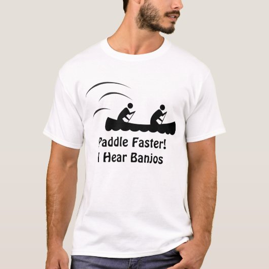 Ich höre Banjos T - Shirt (Vorderseite)