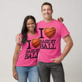 Ich höre Basketball T-Shirt (Unisex)