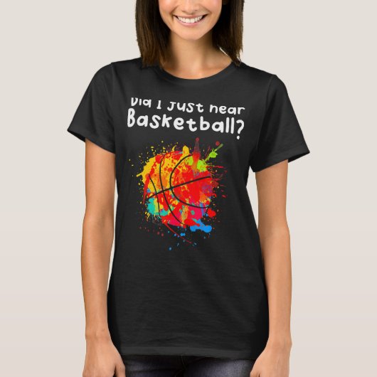 Ich höre Basketball T-Shirt (Vorderseite)