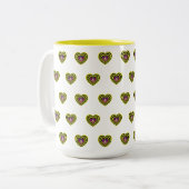 Ich höre Bienen Zweifarbige Tasse (Vorderseite Links)