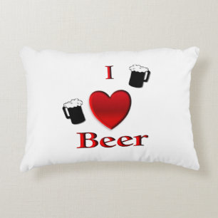 Ich höre Bierdesign Dekokissen
