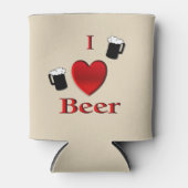 Ich höre Bierdesign Dosenkühler (Vorderseite)