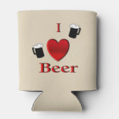 Ich höre Bierdesign Dosenkühler (Rückseite)