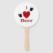Ich höre Bierdesign Fächer (Vorderseite)