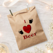Ich höre Bierdesign Geschenktütchen (Ausgeschnitten)