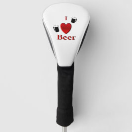 Ich höre Bierdesign Golf Headcover