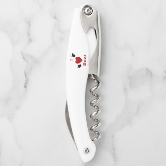 Ich höre Bierdesign Kellnermesser (Rückseite)