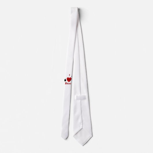 Ich höre Bierdesign Krawatte (Rückseite)