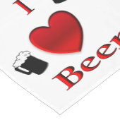 Ich höre Bierdesign Kurzer Tischläufer (Ecke)