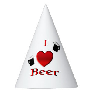Ich höre Bierdesign Partyhütchen