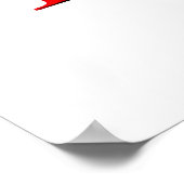 Ich höre Bierdesign Poster (Ecke)