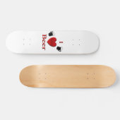 Ich höre Bierdesign Skateboard (Horizontal)