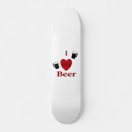 Ich höre Bierdesign Skateboard