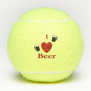 Ich höre Bierdesign Tennisbälle