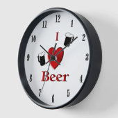 Ich höre Bierdesign Uhr (Winkel)