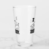 Ich höre Biere Herz und Pfeil Glas (Links)