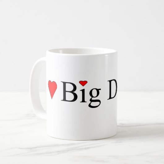 Ich höre Big Daddy Kaffeetasse (Vorderseite Links)
