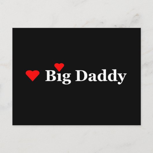 Ich höre Big Daddy Postkarte (Vorderseite)
