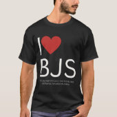 Ich höre BJS den IATA-Flughafencode für Peking T-Shirt (Vorderseite)