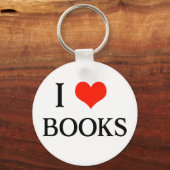 Ich höre Bücher Schlüsselkette Schlüsselanhänger (Vorderseite)
