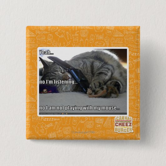 Ich höre button (Vorderseite)