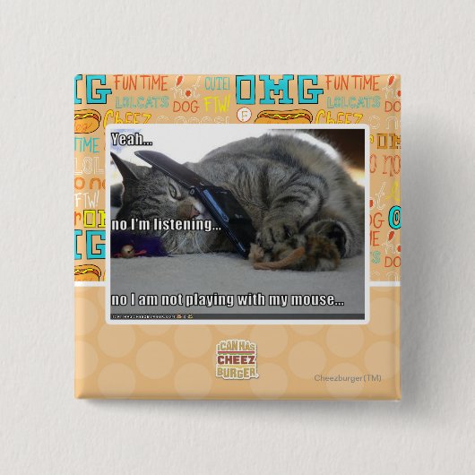 Ich höre button (Vorderseite)