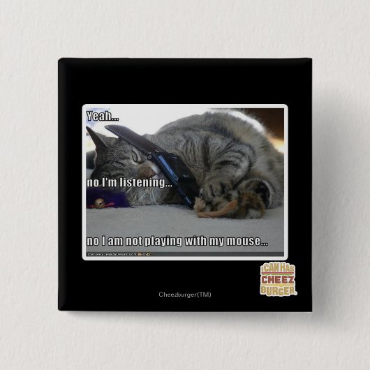 Ich höre button (Vorderseite)