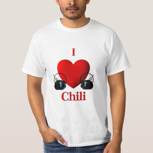 Ich höre Chili Pots mit blauen Ribbons T-Shirt (Vorderseite)