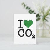 Ich höre CO2 Postkarte (Stehend Vorderseite)