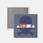 Ich höre Colorado Skull! Magnet (Vorderseite/Rückseite)