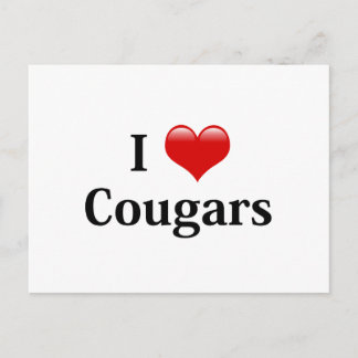 Ich höre Cougars Postkarte
