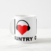 Ich höre Country Funny Mug Kaffeetasse (Vorderseite Links)