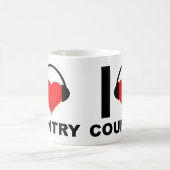 Ich höre Country Funny Mug Kaffeetasse (Mittel)
