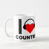 Ich höre Country Funny Mug Kaffeetasse (Links)