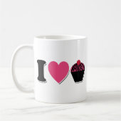 Ich höre Cupcakes Kaffeetasse (Links)