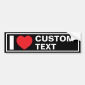 Ich höre Custom Modern Black Autoaufkleber (Vorne)