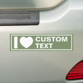 Ich höre Custom Modern Bohemisch Green Autoaufkleber (Auf Auto)