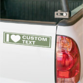 Ich höre Custom Modern Bohemisch Green Autoaufkleber (Auf Lkw)